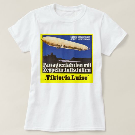 ヴィンテージゼッペリンヴィクトリアルイーズ Tシャツ (デザイン正面)