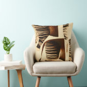 ヴィンテージゼブラヒンドクーターイラストレーション クッション (椅子)