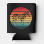 ヴィンテージゼブラ 缶クーラー (正面)