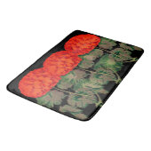 ヴィンテージゼラニウムトリオはっきりしたフローラ バスマット (アングル)