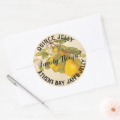 ヴィンテージゼリー製品事業ラベル ラウンドシール (封筒)