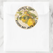 ヴィンテージゼリー製品事業ラベル ラウンドシール (バッグ)