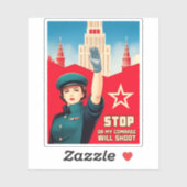 ヴィンテージソおもしろい連の冷戦ロシアのユーモア シール (シート)