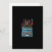 ヴィンテージソウルタイプライター昇華 サンキューカード (正面/裏面)