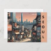 ヴィンテージソウル韓国市観光名所 ポストカード (正面/裏面)
