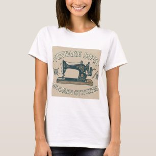 ヴィンテージソウル モダンステッチ 裁縫 Tシャツ