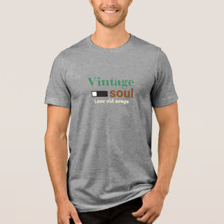 ヴィンテージソウルTシャツ | レトロな雰囲気を受け入れる トライブレンドＴシャツ