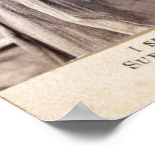 ヴィンテージソジャーナー真実ポートレート ポスター (角)