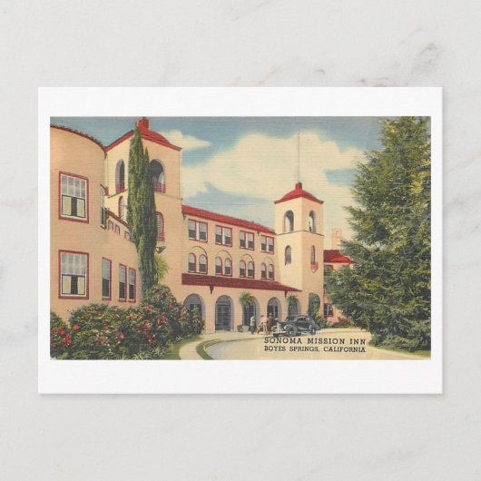 ヴィンテージソノマミッションインはがき ポストカード (正面)