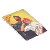 ヴィンテージソビエト美術「我々の集団農場に参加」 マグネット (右側)