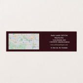 ヴィンテージソファ、パープルボホシック、アンティークディーラー 名刺 (内部フラット)