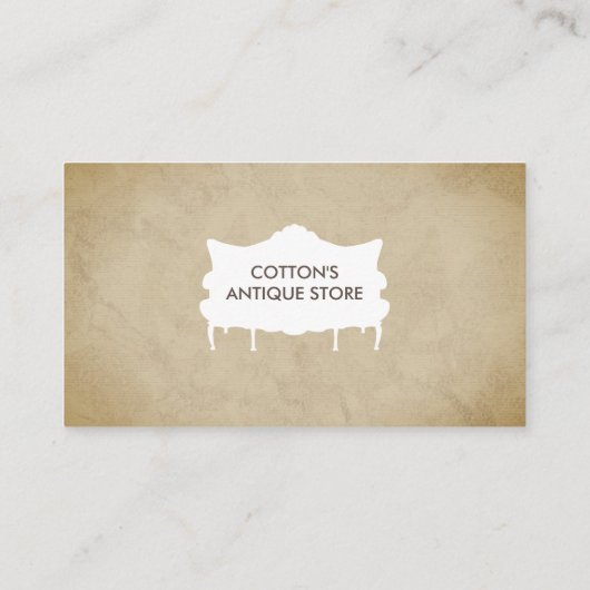 ヴィンテージソファ&紙アンティークディーラービジネス ロイヤリティカード (裏面)