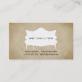 ヴィンテージソファ&紙、アンティーク販売店 名刺 (正面)