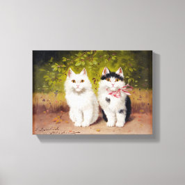ヴィンテージソフィー・スペルリヒ2子猫1906 キャンバスプリント