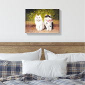 ヴィンテージソフィー・スペルリヒ2子猫1906 キャンバスプリント (インサイチュ (寝室))