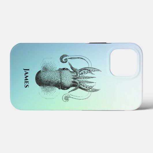 ヴィンテージソフトアクアグラデーションの名前 Case-Mate iPhoneケース (裏面 (横))