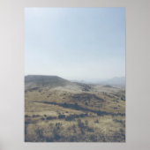 ヴィンテージソフトカラー絵を描ヒルズオレゴン ポスター (正面)