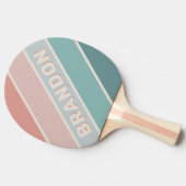 ヴィンテージソフトシーはっきりしたシストライプのェル 卓球ラケット (横)