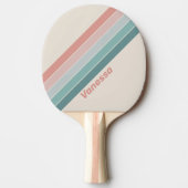 ヴィンテージソフトシーストライプのシェル名 卓球ラケット (正面)