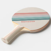 ヴィンテージソフトシーストライプのシェル名 卓球ラケット (正面アングル)
