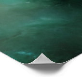 ヴィンテージソフトピンクとブルゴーニュのバラ絵を描 ポスター (角)