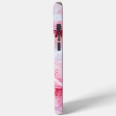 ヴィンテージソフトピンク花弁 Case-Mate iPhoneケース (裏面 / 左)