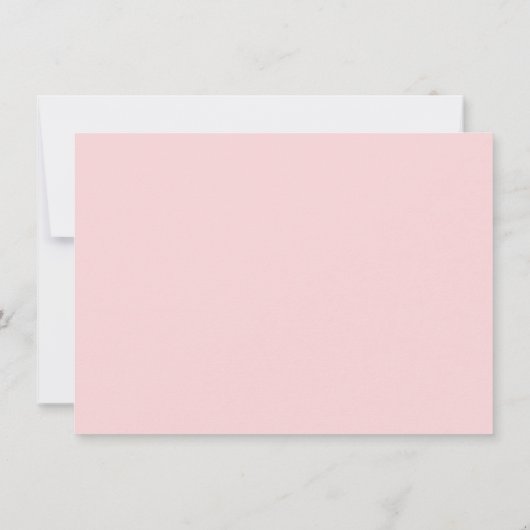 ヴィンテージソフトピ結婚ンクのリハーサルディナー招待状 招待状 (裏面)