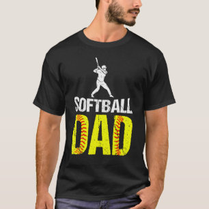 ヴィンテージソフトボールパパスポーツ父の日 Tシャツ