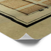 ヴィンテージソルトレイクシティユタの地図(1904年) ポスター (角)