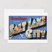 ヴィンテージソルトレイクシティ葉書 ポストカード (正面/裏面)