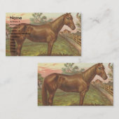 ヴィンテージソレルホース 名刺 (正面/裏面)