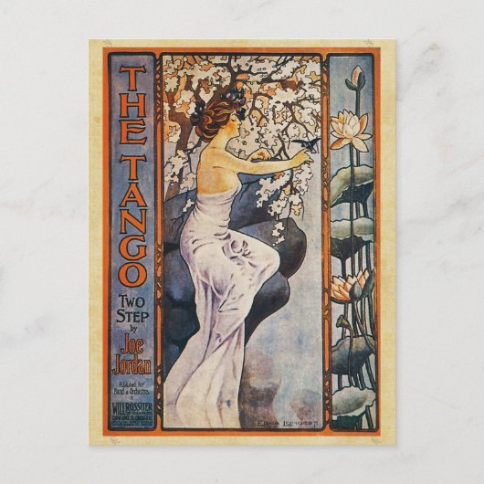 ヴィンテージソングシーツ – ザ・タンゴ ポストカード (正面)