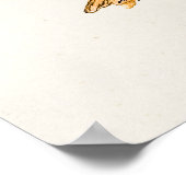 ヴィンテージソングバードイラストレーション- 1800の鳥 ポスター (角)