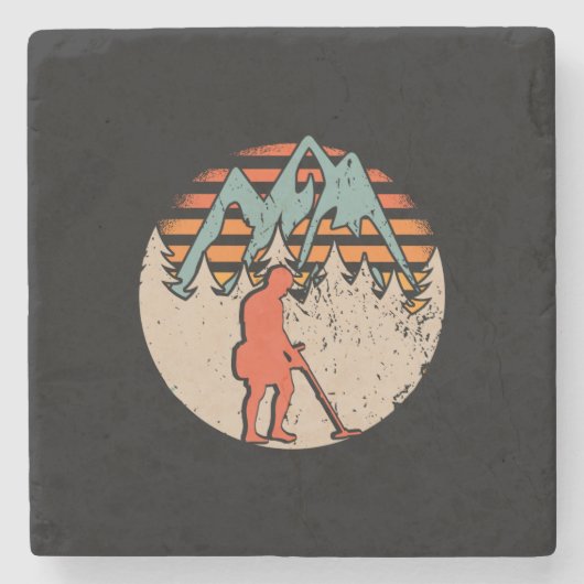 ヴィンテージソンデルン金属探偵団 ストーンコースター (正面)