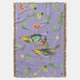 ヴィンテージソンバードラベンダーブルー スローブランケット