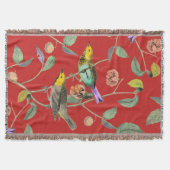 ヴィンテージソンバードレッド スローブランケット (正面)