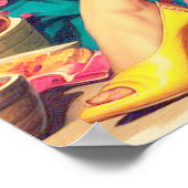 ヴィンテージソンブレロガールズ ポスター (角)