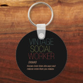 ヴィンテージソーシャルギフト気に業者 キーホルダー (正面)