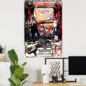 ヴィンテージソ連プロパガンダポスター ポスター (ホームオフィス)