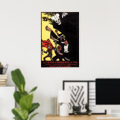 ヴィンテージソ連プロパガンダポスター ポスター (ホームオフィス)