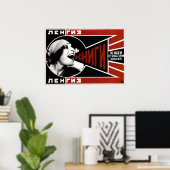 ヴィンテージソ連書籍出版者広告 ポスター (ホームオフィス)