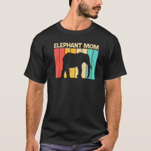 ヴィンテージゾウのクールママ Tシャツ