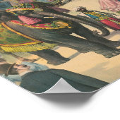 ヴィンテージゾウ乗りポスター ポスター (角)