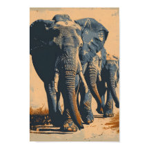 ヴィンテージゾウ群：自然の静穏