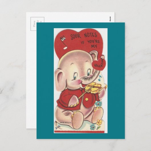 ヴィンテージゾウ シーズンポストカード (正面/裏面)