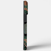 ヴィンテージタイガーとクジャクのケースメイト Case-Mate iPhoneケース (裏面 / 右)