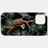 ヴィンテージタイガーとクジャクのケースメイト Case-Mate iPhoneケース (裏面 (横))