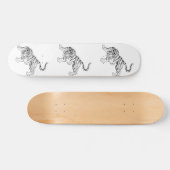 ヴィンテージタイガーアジア文化 スケートボード (横)