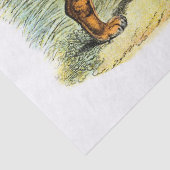 ヴィンテージタイガーイラストレーションの切り離し 薄葉紙 (詳細)