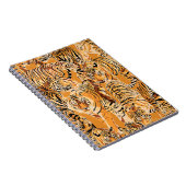 ヴィンテージタイガーサファリワイルドライフパターン ノートブック (右側)